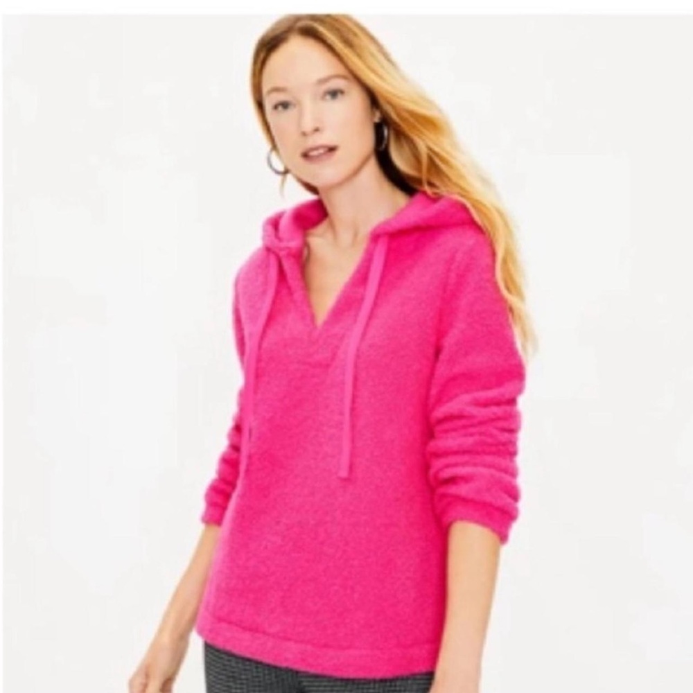 Loft Pink Teddy Sweater